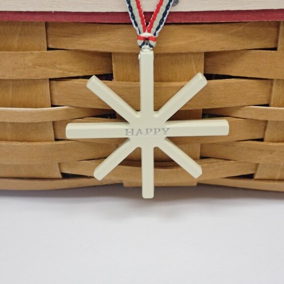 2009 Christmas Collection Longaberger Snowflake Cookie basket - Picture 4 of 9